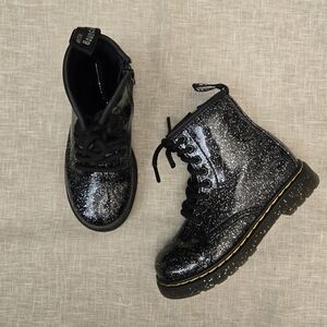 Dr Martens 1460 GLITTER LACE UP BOOTS toddler size 11
